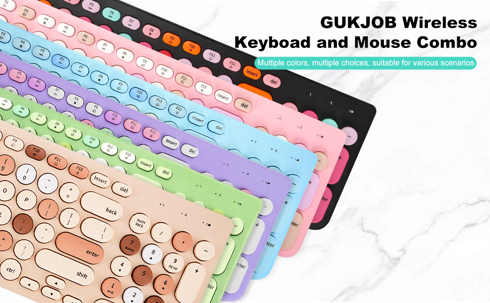 Wireless Keyboard and Mouse Combo