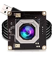 ELP 4K USB Camera Module Autofocus with Microphone for Computer Mini USB2.0 Webcam Board 8mp Indu...