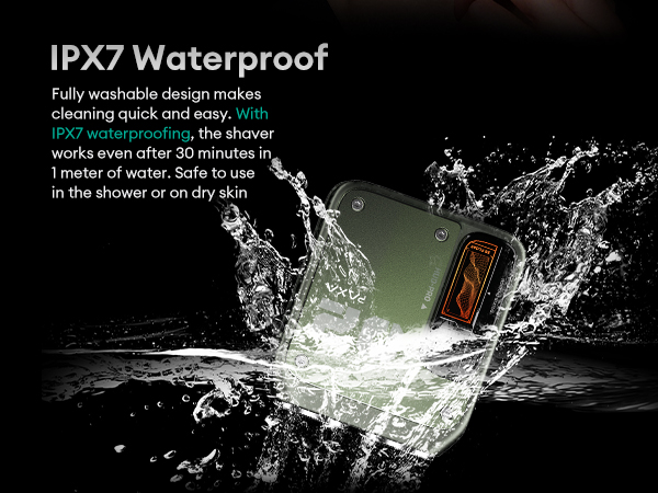 IPX7 Waterproof