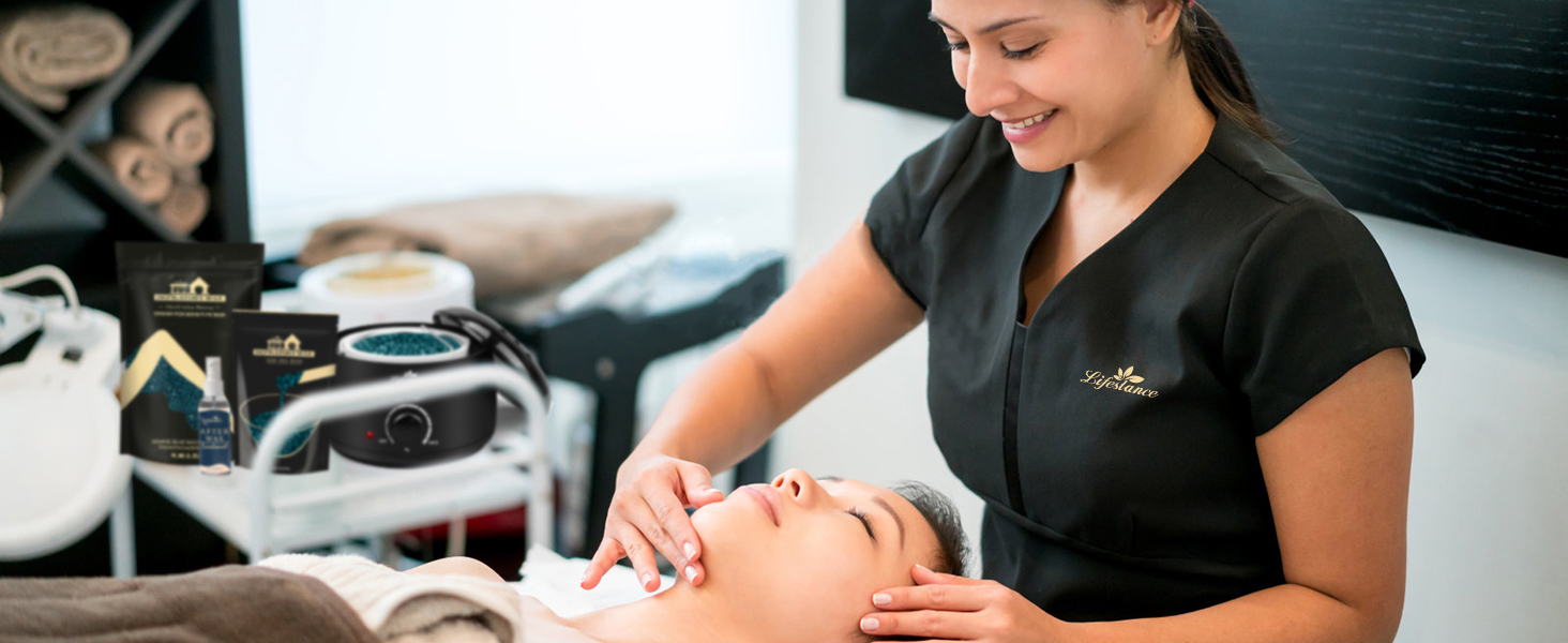 eyebrow waxing kit with strips wax pot kit bikini wax kit facial wax kit hair waxing kit