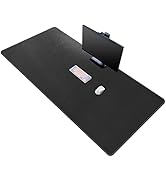 CENNBIE Leather Desk Mat, 63" x 31.4" Extra Large Desk Pad Blotter Protector, Extended Non-Slip M...