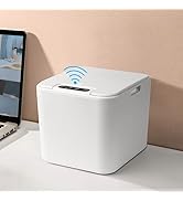 Anborry Desktop Mini Sensor Trash Can 1.2 Gallon Automatic Small Countertop Trash Can with Lid, T...