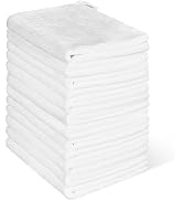 ZHAYAO 12 Pack Microfiber Wash Cloth, 12x12 Inch Highly Absorbent and Soft Feel Fingertip Towels,...