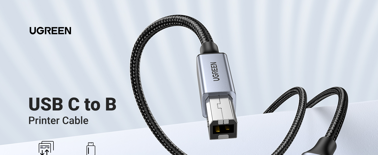 usb c to b printer cable