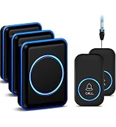 Caregiver Pager, FullHouse Wireless Call Button 1000+ Feet, SOS Alert Nurse Calling Elderly Fall ...