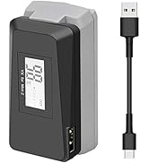 Hanatora USB Battery Charger with Quick Charge 3.0 for DJI Mini 2/Mini SE/2 SE Drone,Indicator Di...
