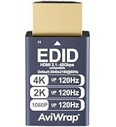 AviWrap HDMI 2.1 Dummy Plug,Virtual Display Adapter,4K EDID Emulator for Gaming, Headless Display...