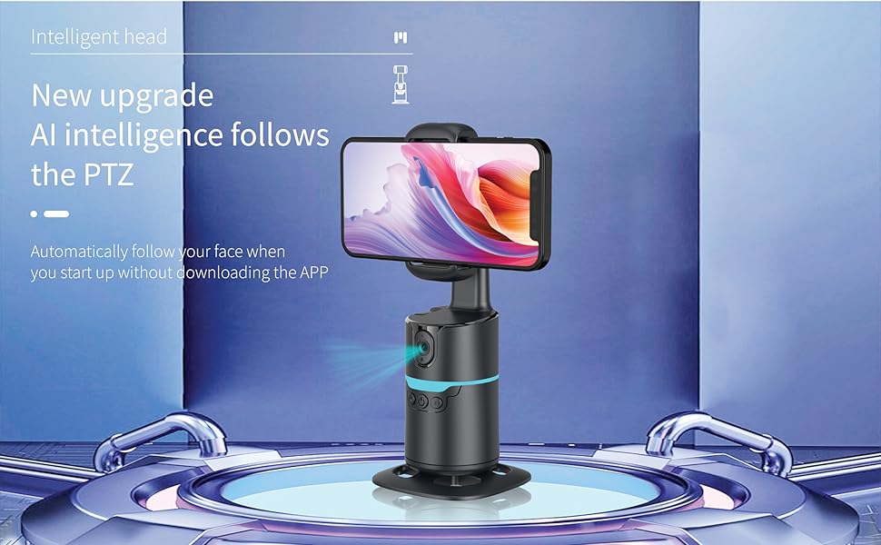 movement smart ai facial 360 face tracking tripod auto tracking tripod iphone face tracking tripod