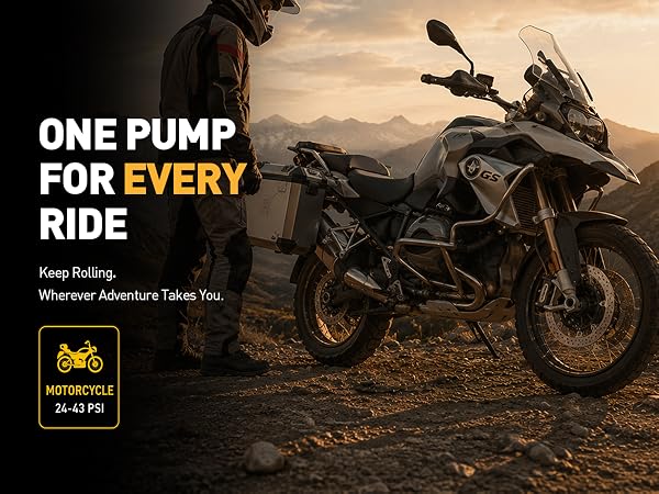 ONE PUMPFOR EVERYRIDE-motocycle