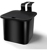 AmFor Large Capacity Car Trash Can with Lid, Mini Auto Dustbin Garbage Organizer for Back Seat, L...