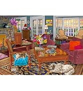500 Piece Puzzles for Adults - Cottage Puzzle Licensed by Joseph Burgess - Cozy Sanctuary - Enjoy...