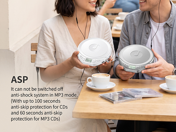 Portable CD Player with Earphones