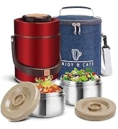 Pawovdeq 51 oz Adults Stainless Steel Vacuum Insulated Wide Mouth Soup Food Thermos Hot Food Jar ...