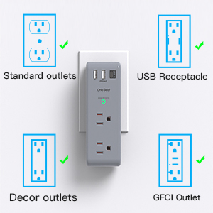 USB Outlet Surge Protector