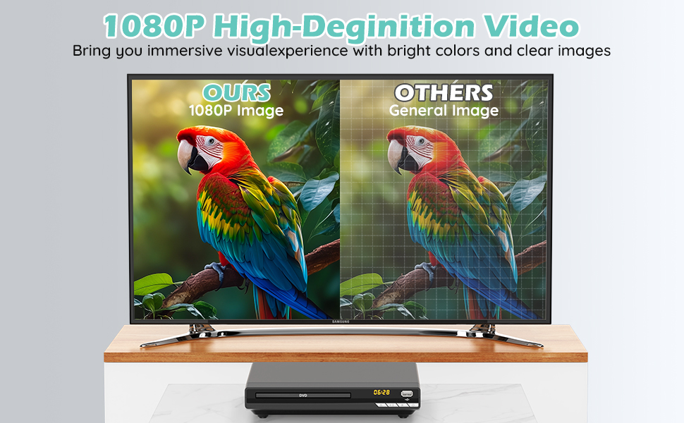 dvd player with tv
