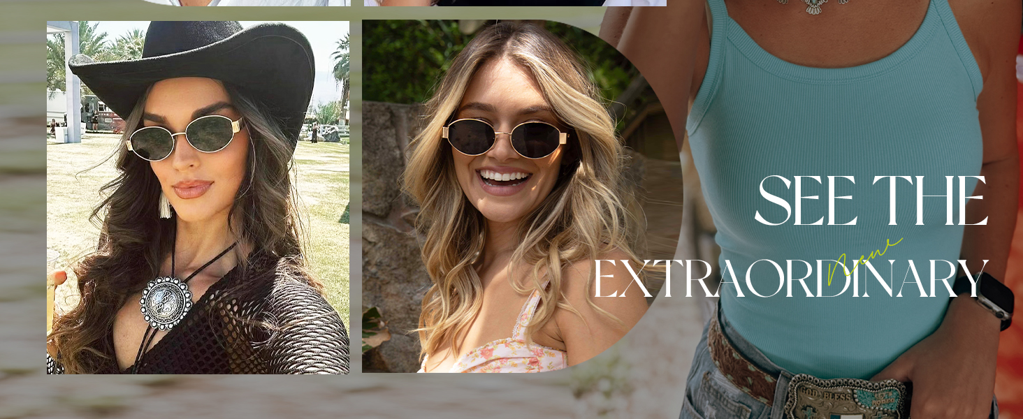 oval sunglasses for women