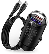 AILKIN iPhone 15 Pro Max Car Charger USB C for Automobile Cigarette Lighter Adapter USB C, 30w Su...