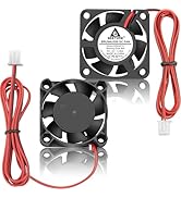 GDSTIME 2Pcs 40mm x 10mm 3D Printer Cooling Fan 12V, DC Brushless Dual Ball Bearing Mini 4010 Fan...