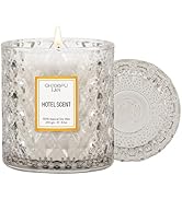 Chloefu LAN Hotel Scented Candle Natural Essential Oil, Luxury Scented Soy Jar Candle Gifts, High...