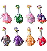 8 Set Porch Goose Outfits All Seasons Holiday Bundle, Valentine's Day, St. Patrick's, Easter, Ind...