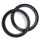 Arwrilt 2 PCS Car Speaker Spacer Adaptor Ring, 6.5" Door Speaker Mounting Gasket, ABS Speaker Spa...