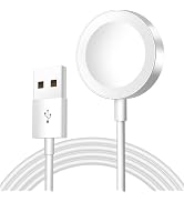 xiwxi Magnetic Charging Cable for Apple Watch Charger,[USB A Port] Wireless iWatch Charger Cables...