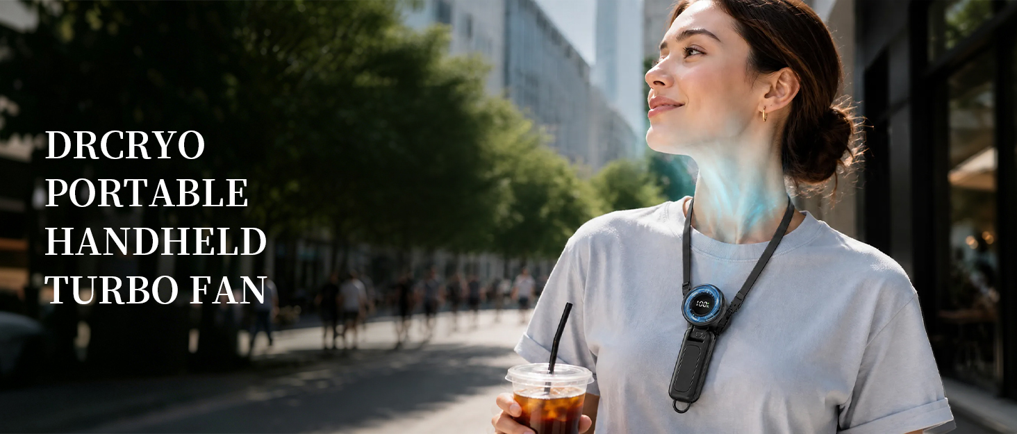 portable handheld turbo fan