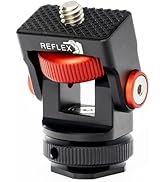 REFLEX CAMERA 360° Rotation Aluminum Mini Ball Head – Durable Aluminum, 1kg Load, Cold Shoe Mount...