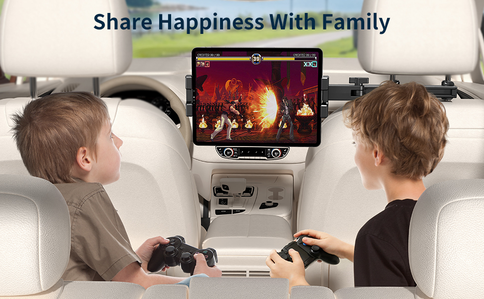 headrest tablet holder