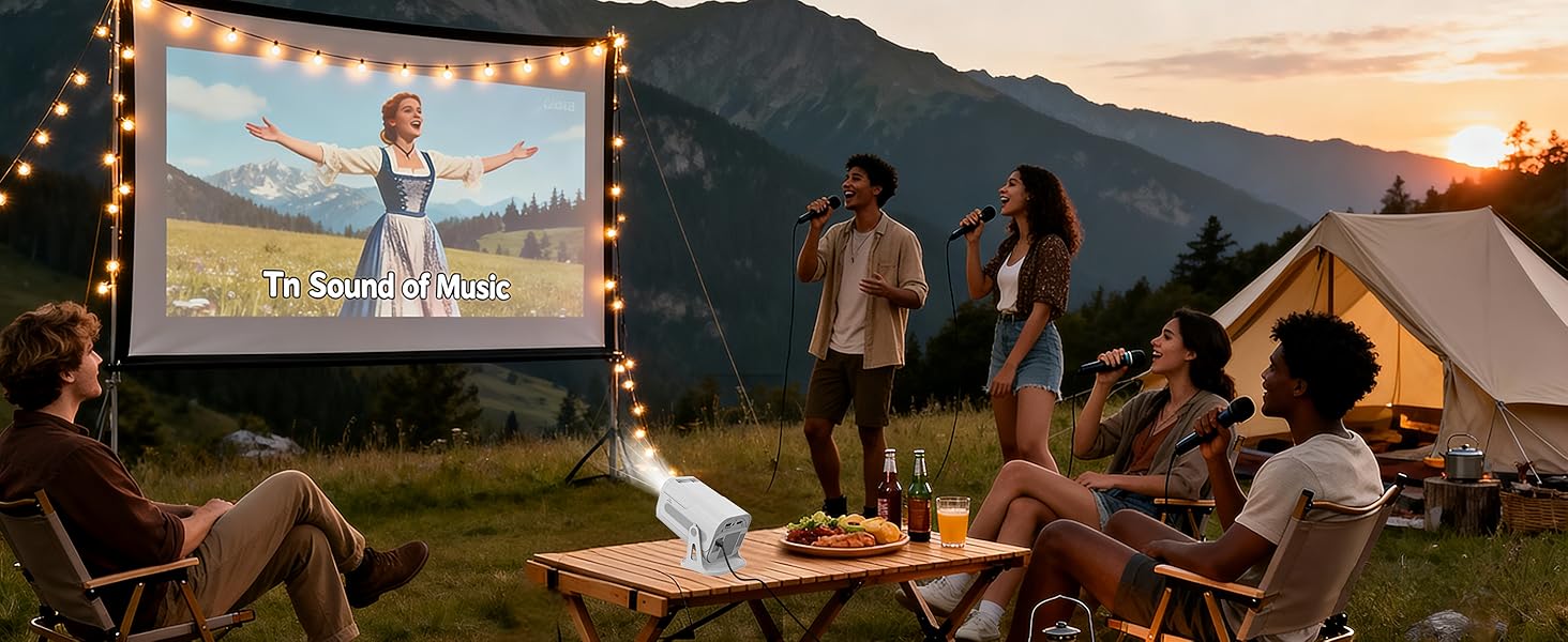 Projector for Outdoor Night