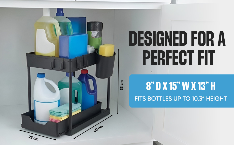 under kitchen sink organizer