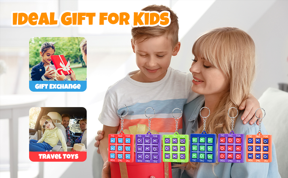 GOLDGE 36PCS Mini Tic Tac Toe Game