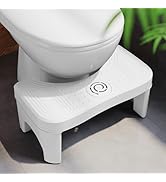 Recximi Toilet Squat Stool, Pooping Foot Stool for Adults, Travel Potty Squatting Stool for Toile...