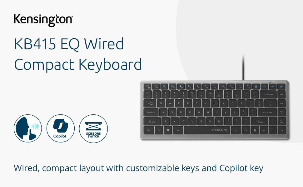 KB415 EQ wired compact keyboard