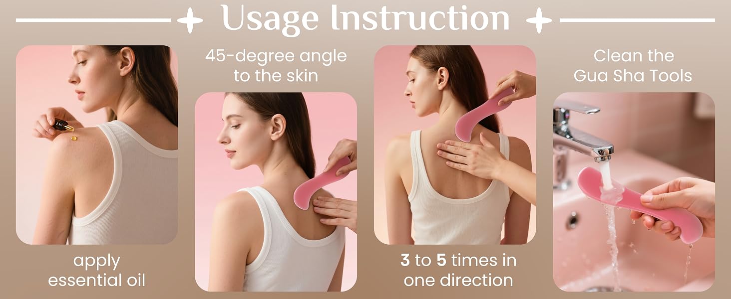 tophld body gua sha tool muscle scraper massager full-body guasha massage women men iastm skin