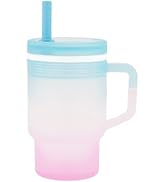 Infantino My 1st Tumbler, 9 Oz. Silicone Sippy Cup with Straw &amp; Handle, Spill-Resistant Baby Cup ...