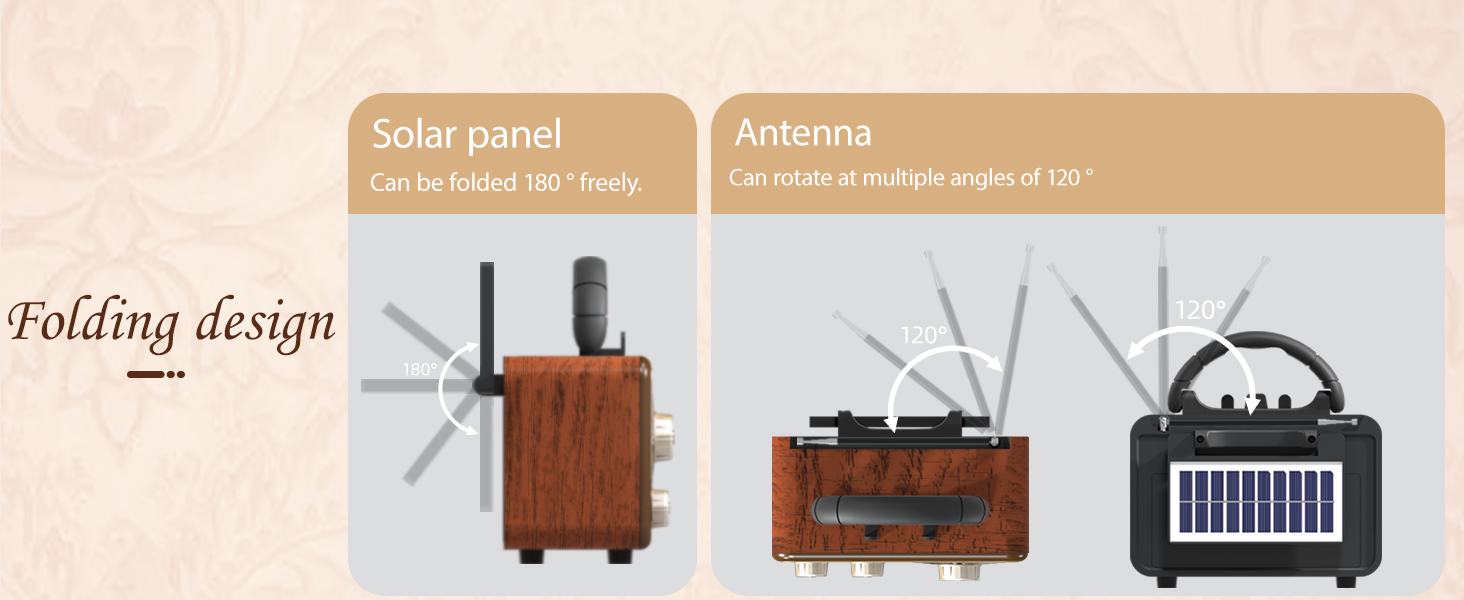 Portable bluetooth speaker retro radio birthday gift for teacher gifts for boy home decor gifts