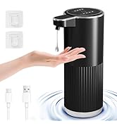 Foyucool Automatic Liquid Soap Dispenser, 12.2oz/360ml Rechargeable Touchless Hand Soap Dispenser...