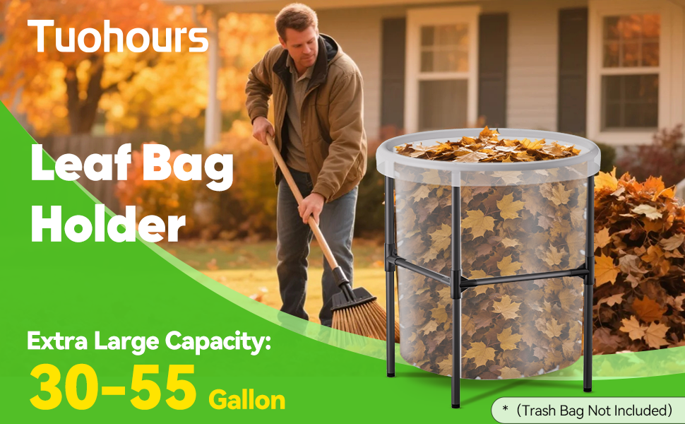 yard leaf bag holder stand