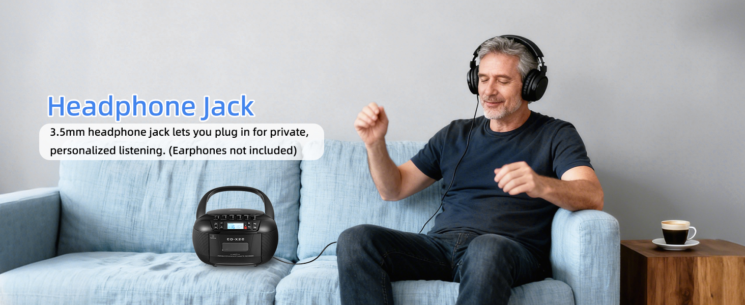 CD and Cassette Player