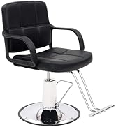 Vantic Salon Chair for Hair Stylist, Heavy Duty Hydraulic Pump 360° Swivel Barber Chairs for Barb...
