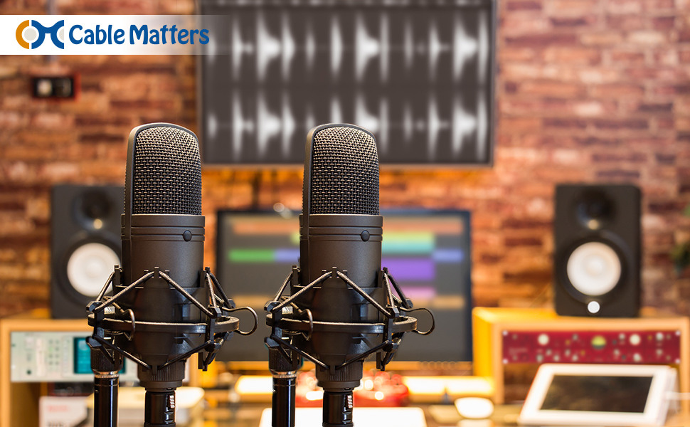 Cable Matter Dual XLR to 3.5mm Breakout Cable