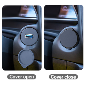 USB 3.0 car mount cable can be used above the base of the car's dashboard