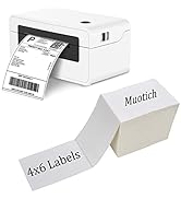 4x6 Thermal Labels, Muotich 500 Fanfold Direct Thermal Shipping Labels, Thermal Printer Label Com...