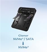 ICY BOX M.2 NVMe &amp; SATA SSD/HDD Docking Station, USB-C 3.2 Gen 2 (10 Gbps) Hard Drive Clone Stati...