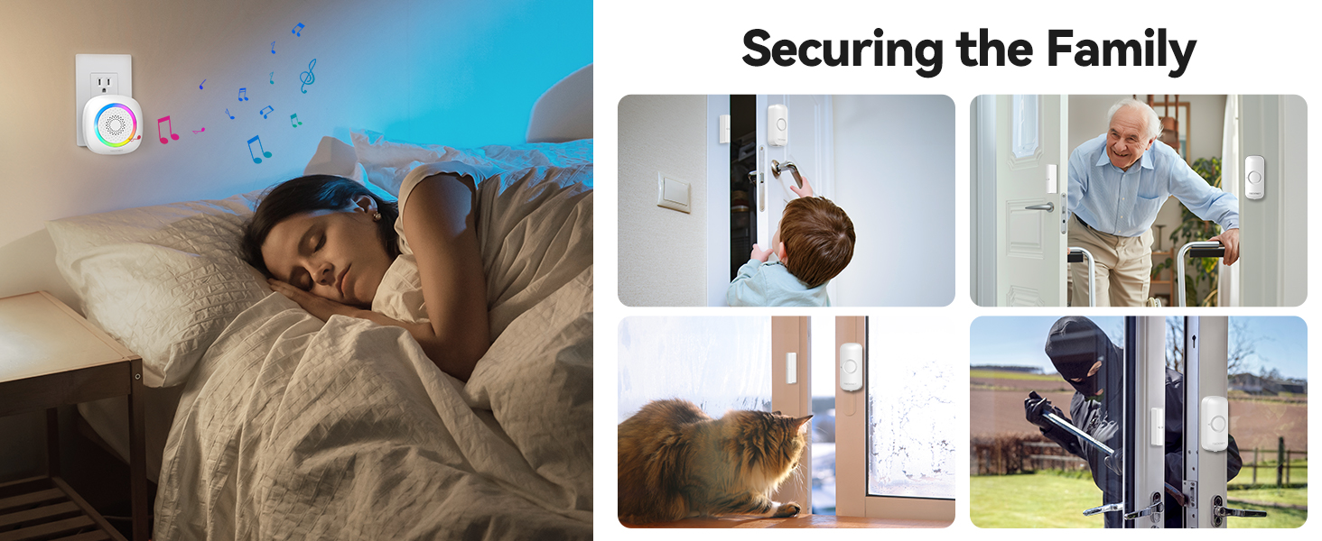 Wireless Door Chime Sensor Alarm