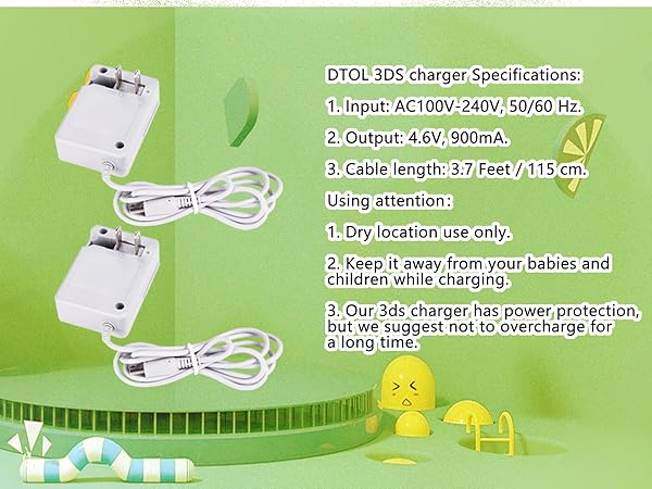 Reliable: Maximize the output current within 100~240V. Powerful and effective charging.
