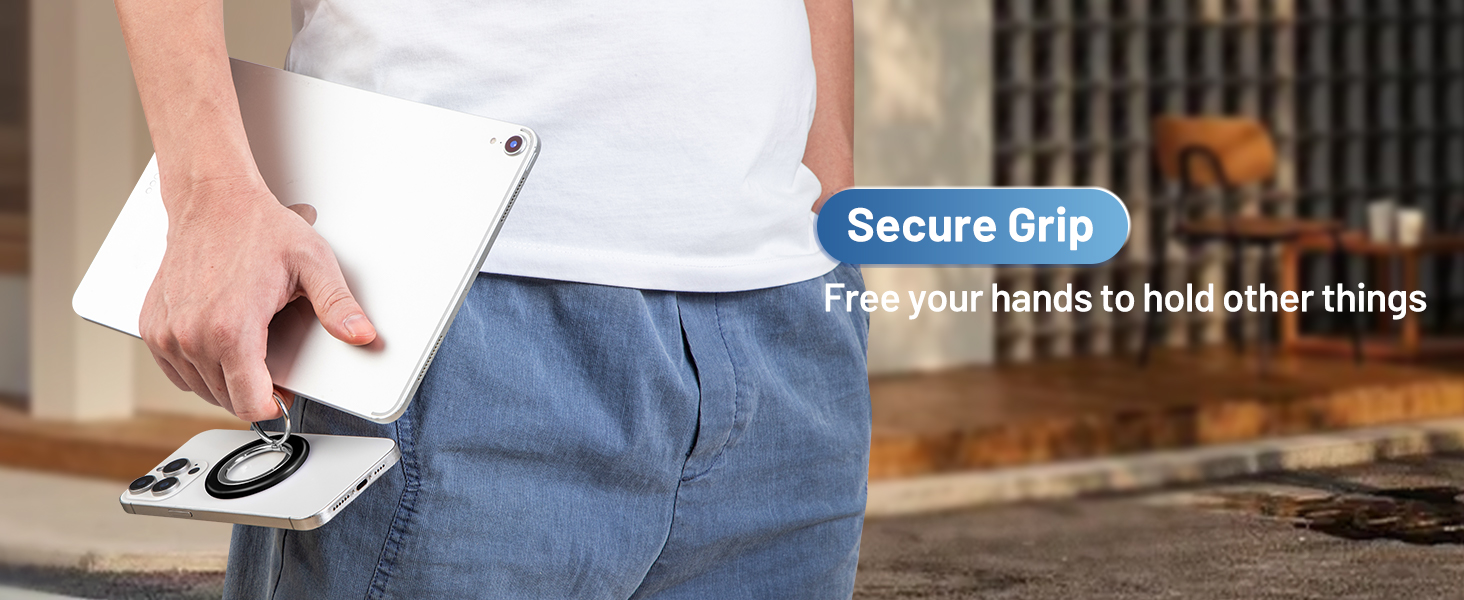 secure phone grip for you to safely hold your phone all the time