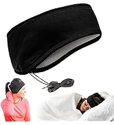 CozyPhones Over The Ear Headband Headphones - Lycra Sleep Headphones with Cool Mesh Lining and Th...