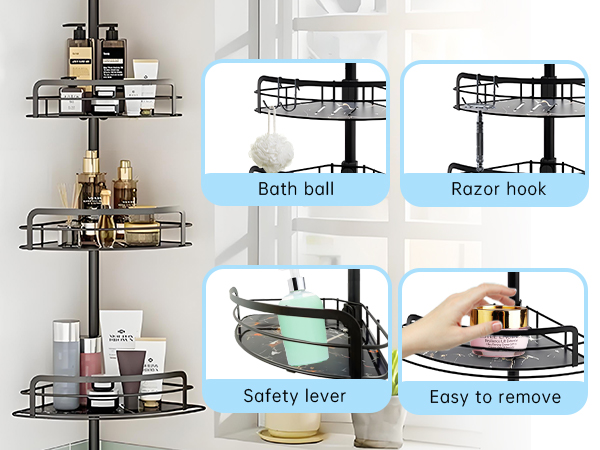 4-Tier Bathroom Organizer